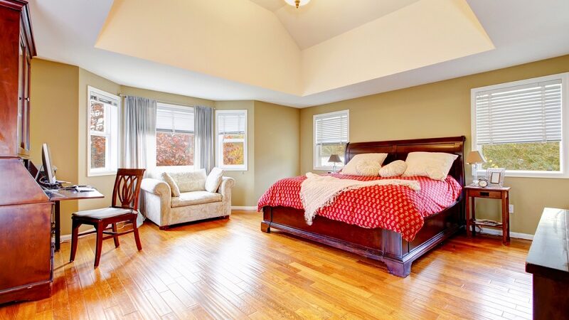 Hardwood Floors in Bedroom Image