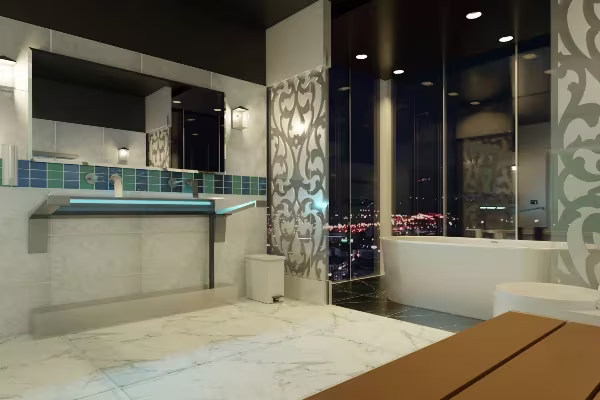 luxury bathroom decor