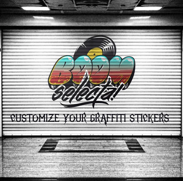 garage door custom stickers